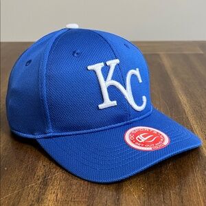 Kansas City Royals Team MLB OC Sports Blue KC Youth Adjustable Baseball Cap
